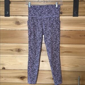 Athleta Purple High-Waisted Leggings
